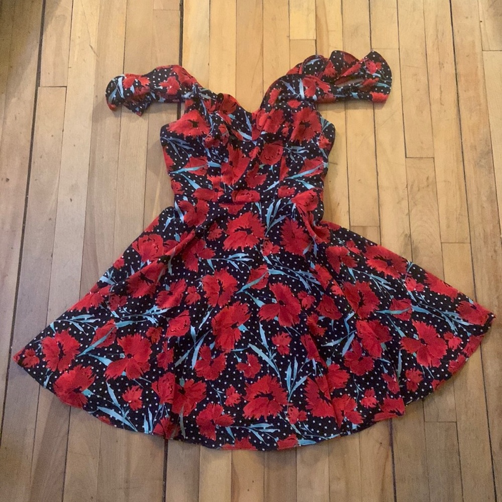 Red dress